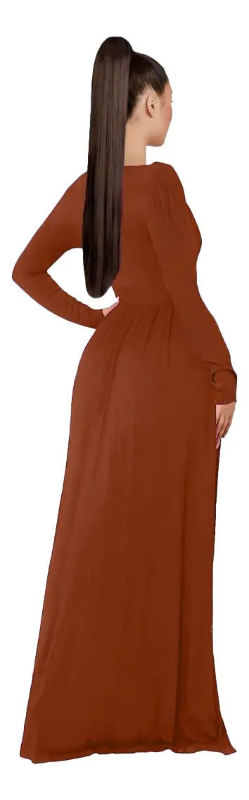 Vestido Largo Casual Sexy Maria Bela Modelo Baku