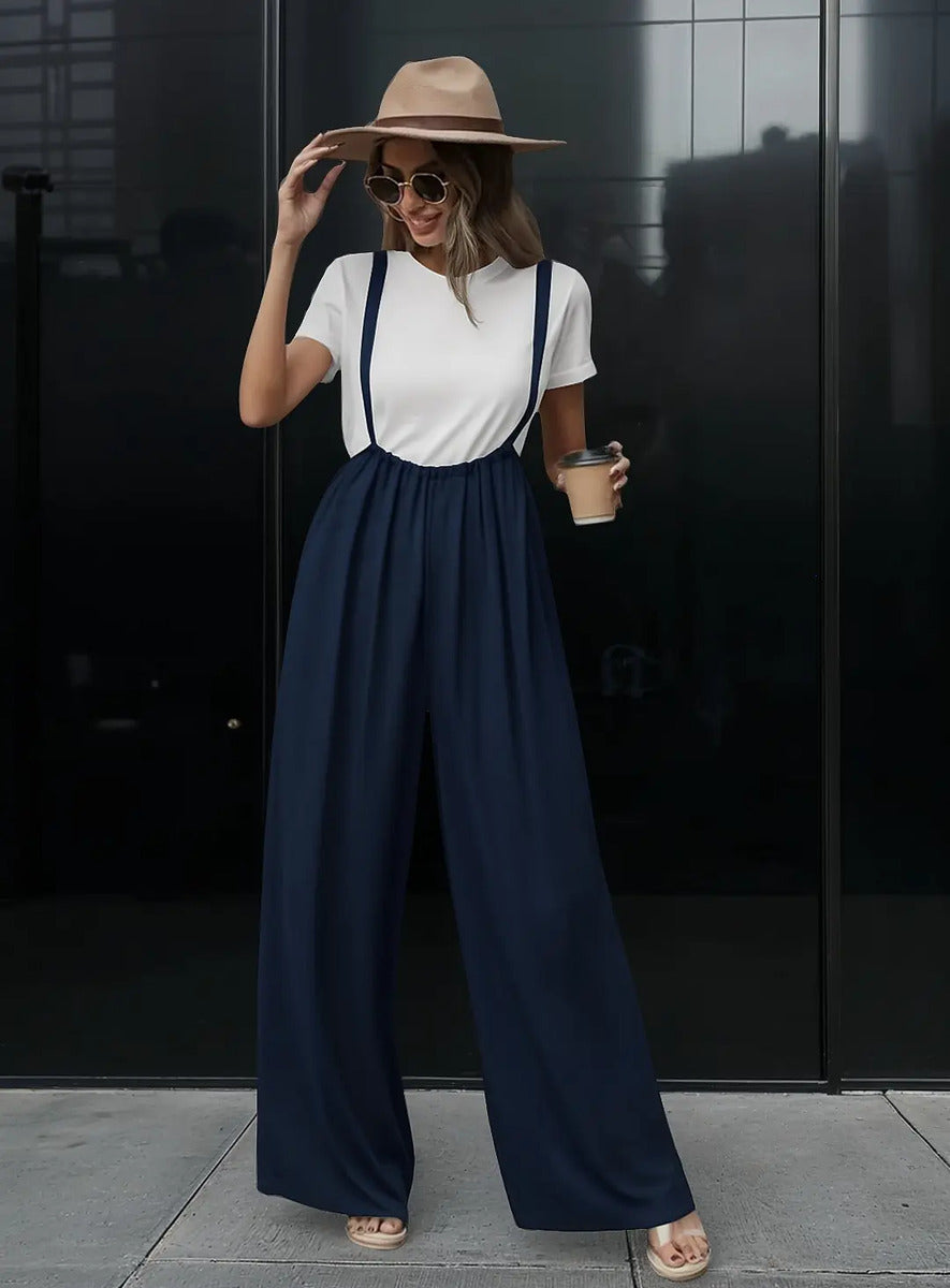 Conjunto Jumsuit Y Blusa Casual Moda Maria Bela Modelo China