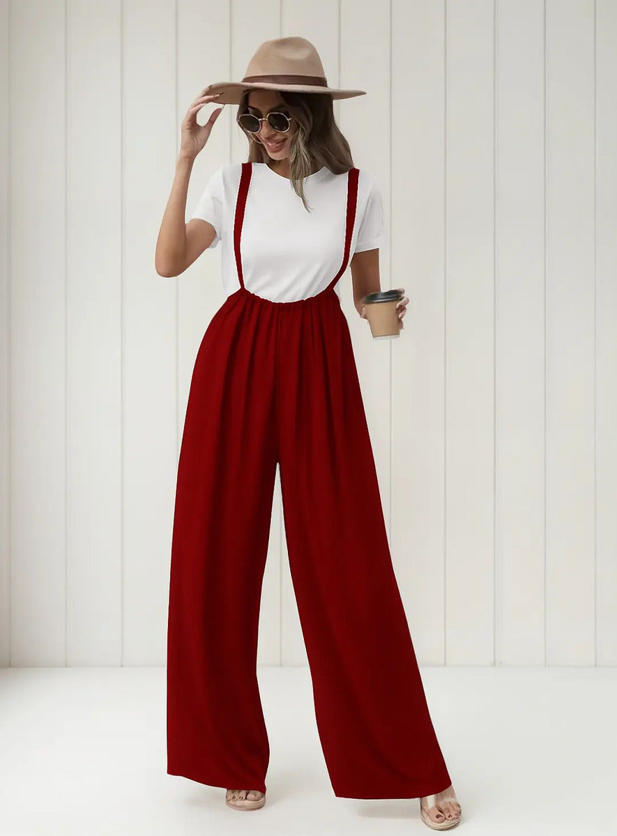 Conjunto Jumsuit Y Blusa Casual Moda Maria Bela Modelo China