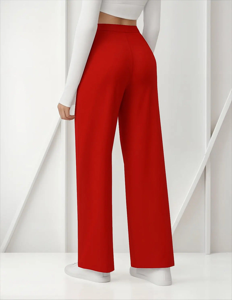 Pantalon Recto De Moda Maria Bela Modelo Tiel