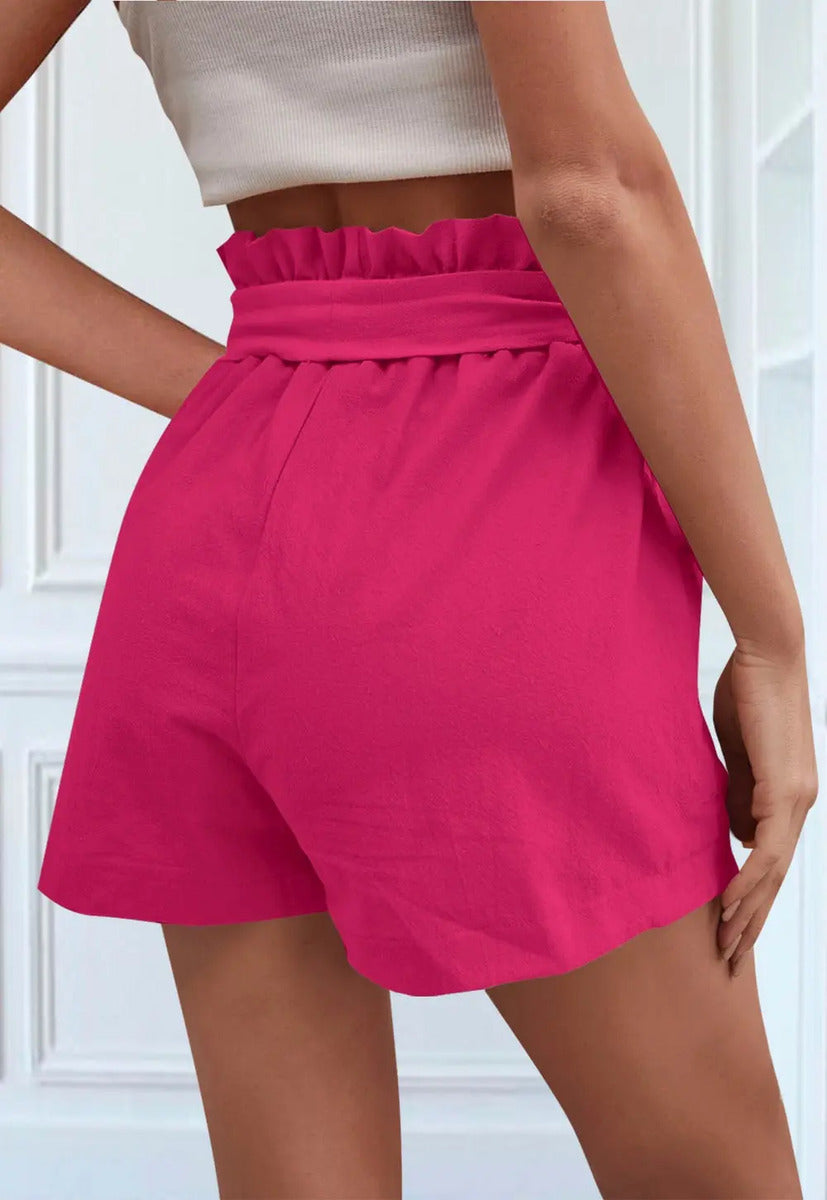 Short Casual Moño De Moda Marca Maria Bela Modelo Dodoma