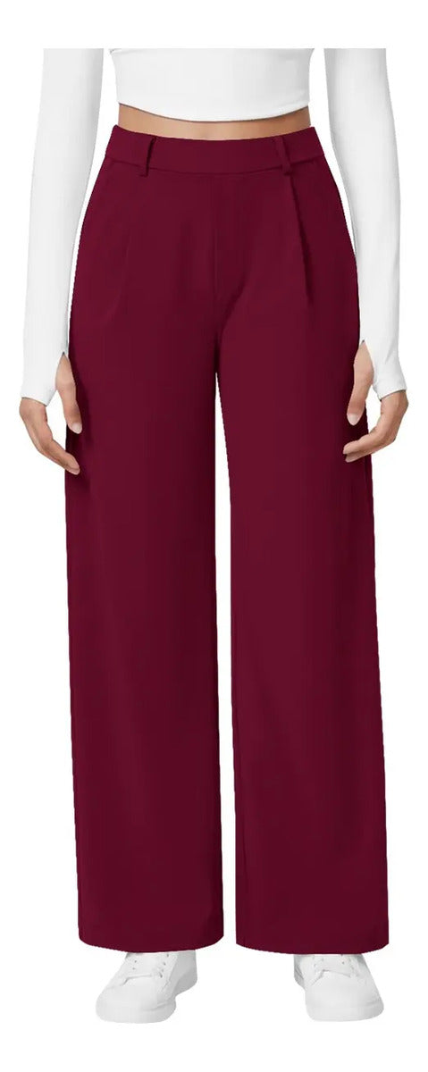 Pantalon Recto De Moda Maria Bela Modelo Tiel