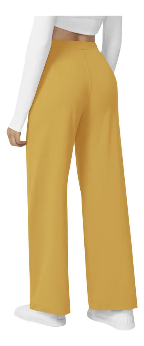 Pantalon Recto De Moda Maria Bela Modelo Tiel