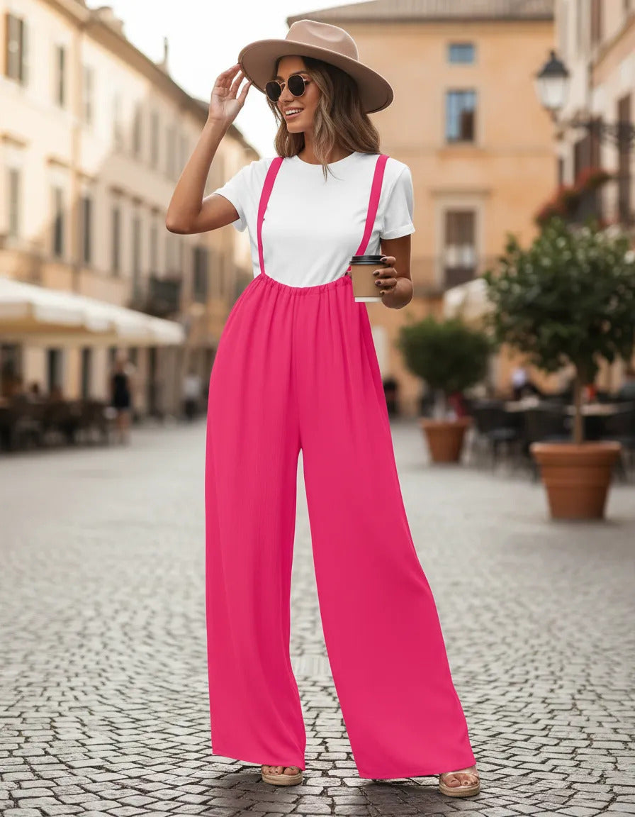 Conjunto Jumsuit Y Blusa Casual Moda Maria Bela Modelo China