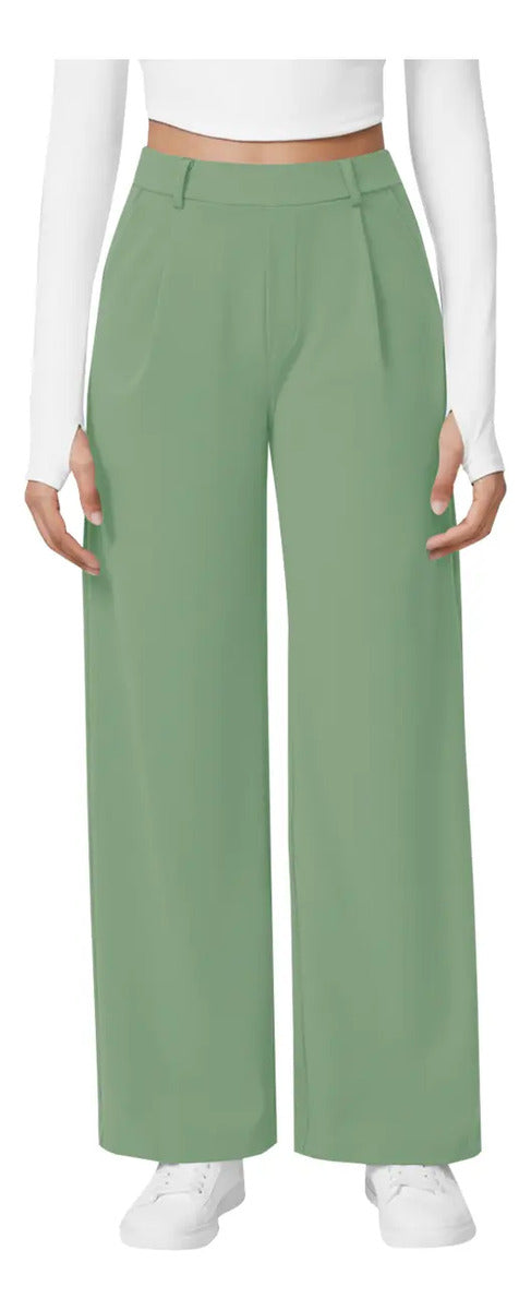 Pantalon Recto De Moda Maria Bela Modelo Tiel