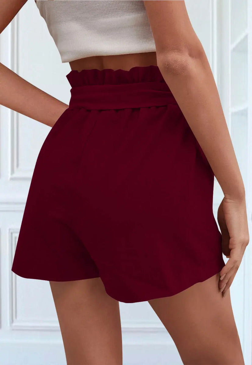 Short Casual Moño De Moda Marca Maria Bela Modelo Dodoma