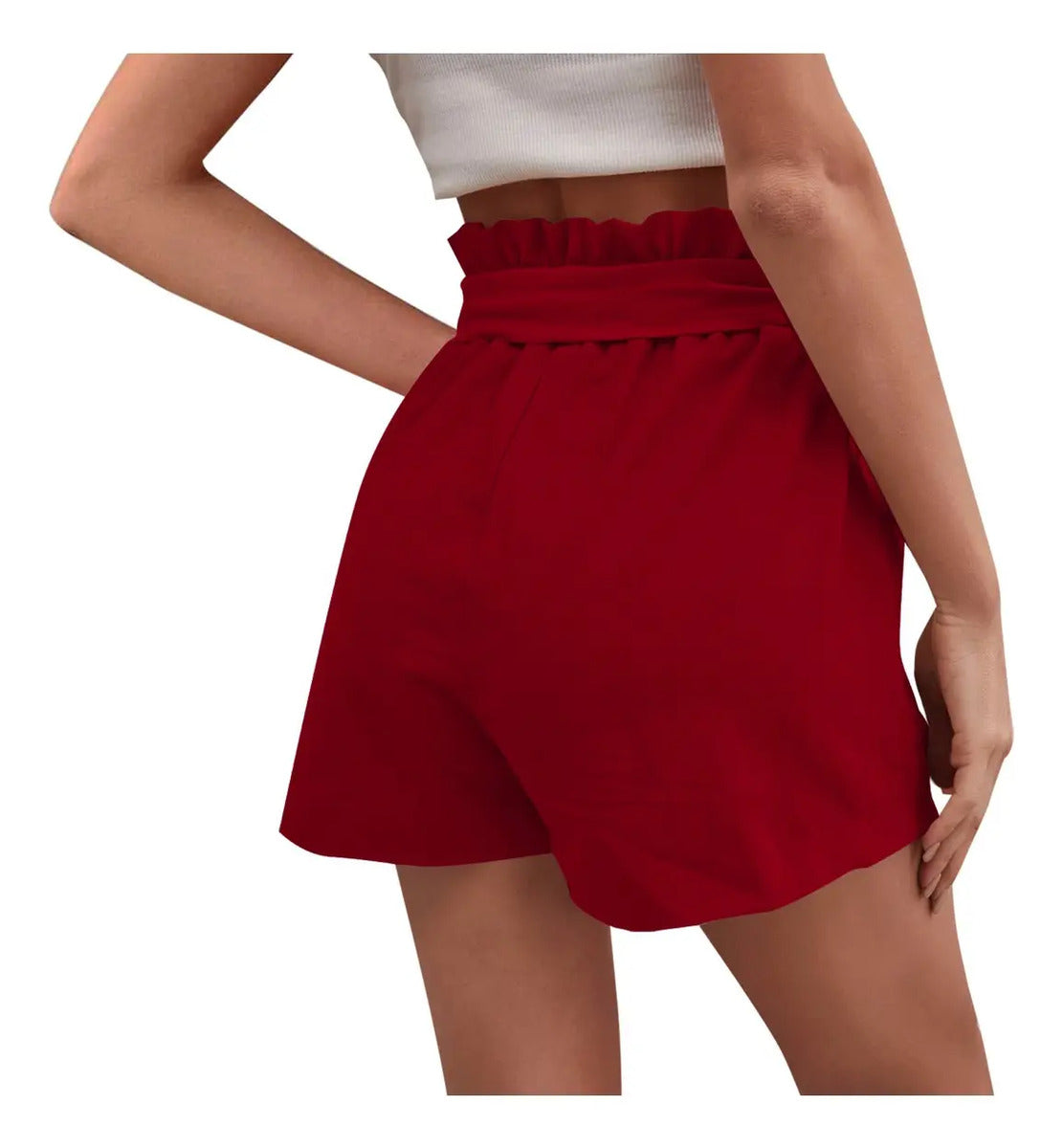 Short Casual Moño De Moda Marca Maria Bela Modelo Dodoma