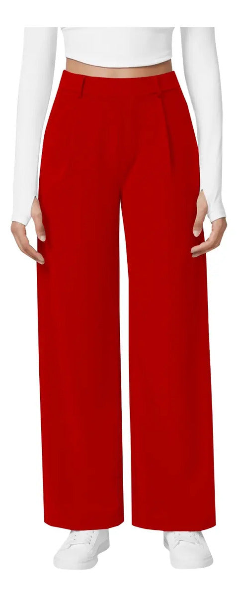Pantalon Recto De Moda Maria Bela Modelo Tiel