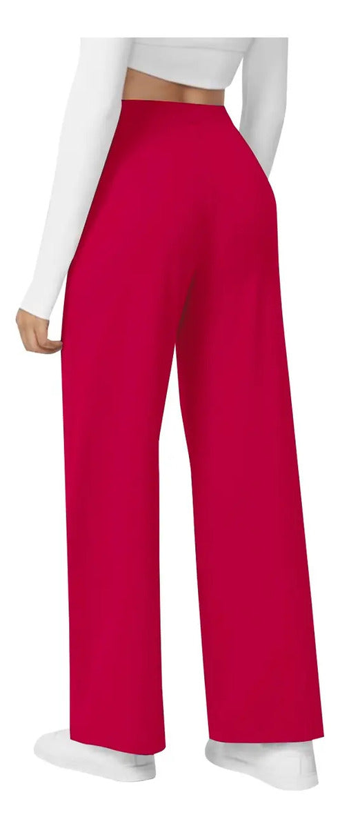 Pantalon Recto De Moda Maria Bela Modelo Tiel