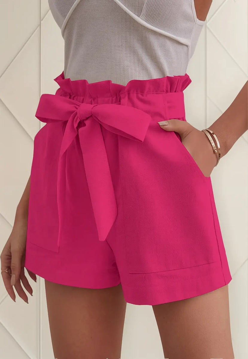 Short Casual Moño De Moda Marca Maria Bela Modelo Dodoma