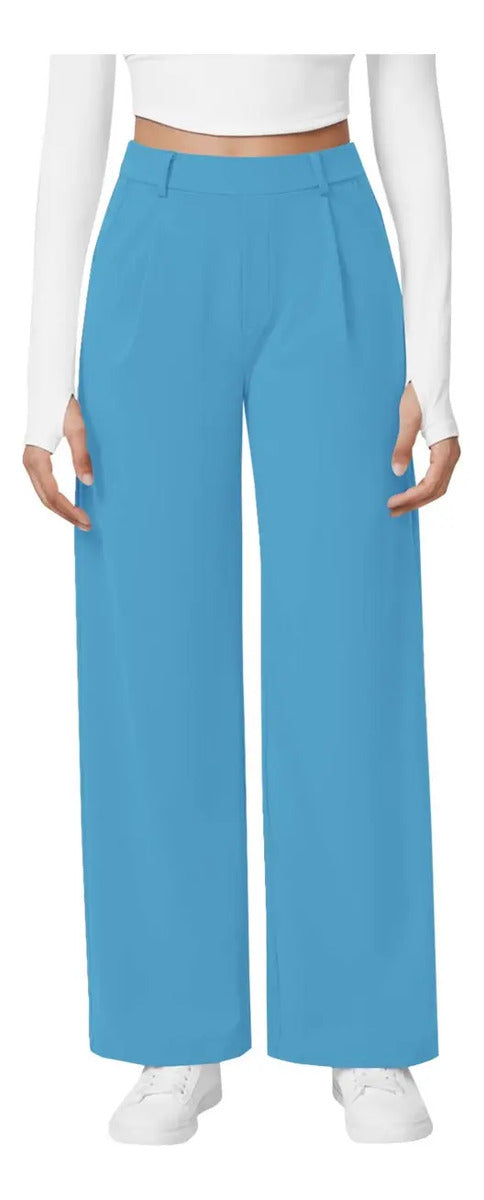 Pantalon Recto De Moda Maria Bela Modelo Tiel