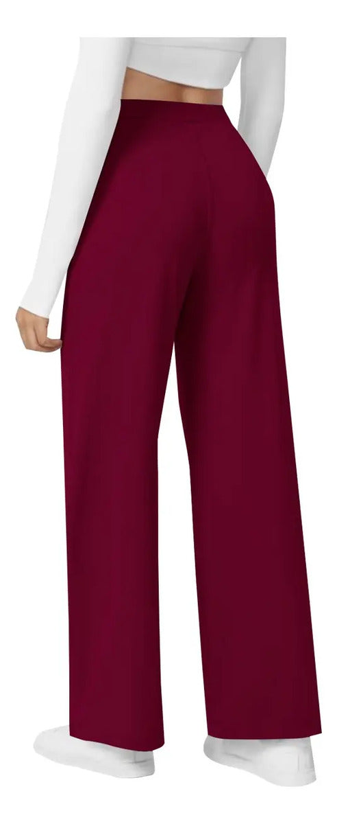 Pantalon Recto De Moda Maria Bela Modelo Tiel