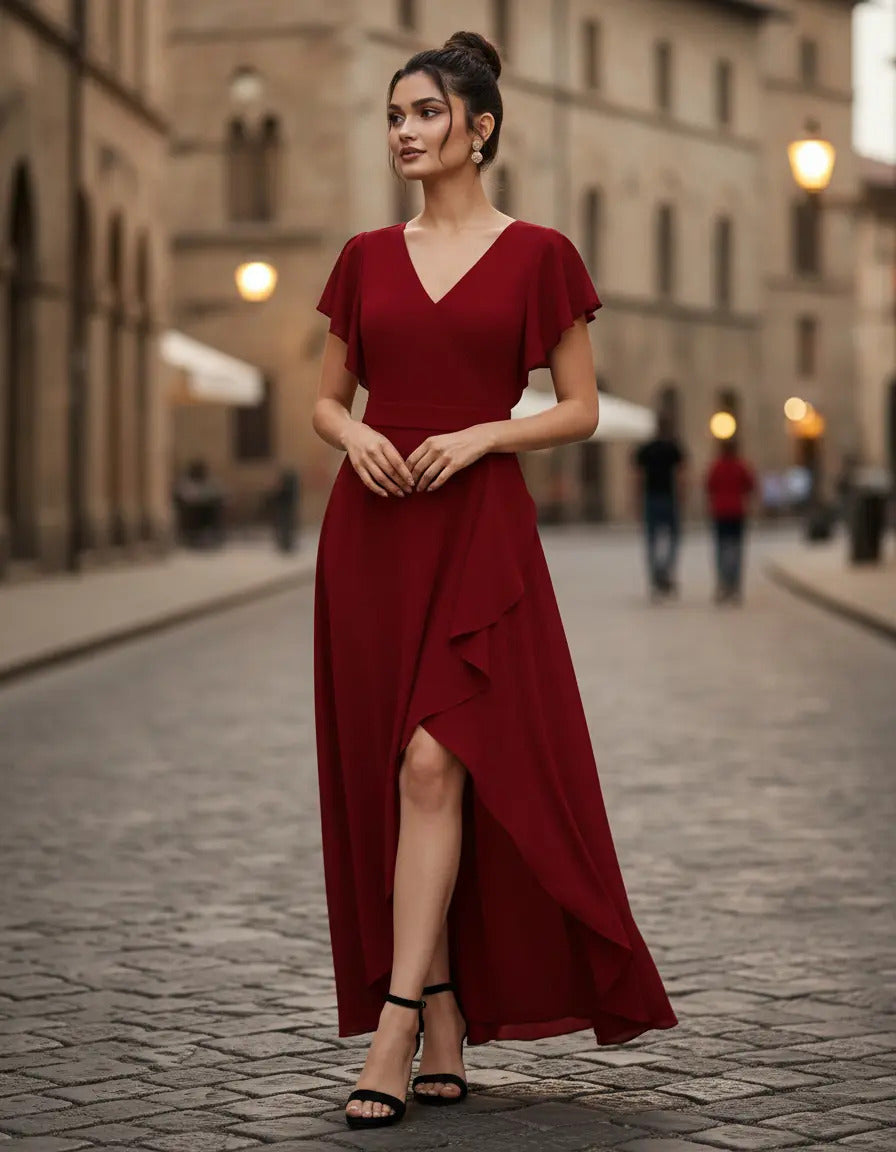 Vestido Largo Casual Maria Bela Modelo Shanghai