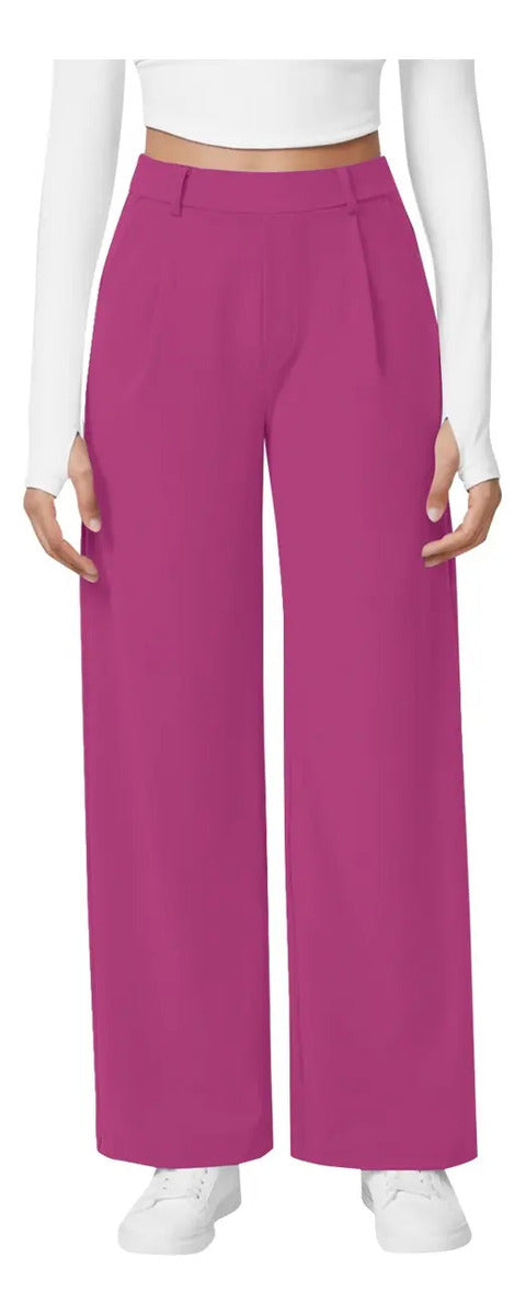 Pantalon Recto De Moda Maria Bela Modelo Tiel