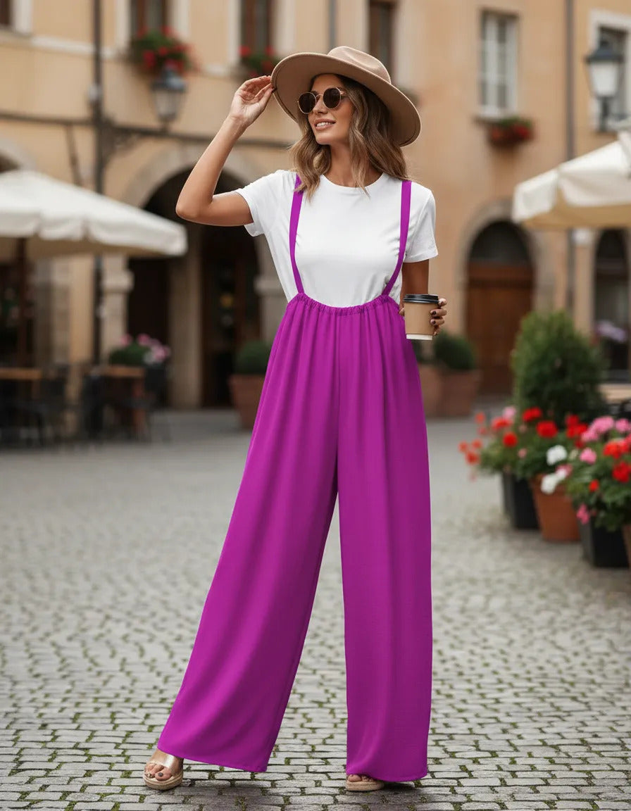 Conjunto Jumsuit Y Blusa Casual Moda Maria Bela Modelo China