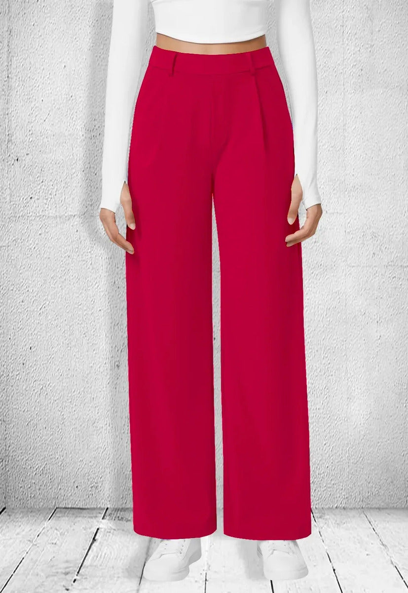 Pantalon Recto De Moda Maria Bela Modelo Tiel