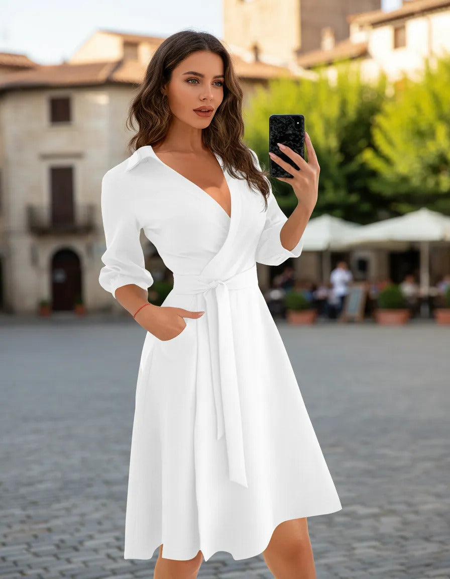 Vestido Corto Maria Bela Modelo Milton