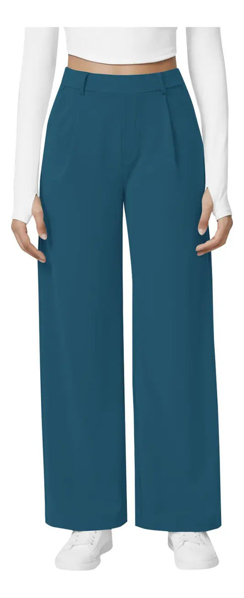 Pantalon Recto De Moda Maria Bela Modelo Tiel