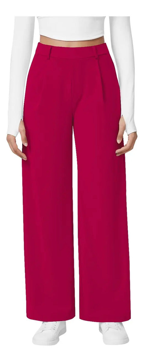 Pantalon Recto De Moda Maria Bela Modelo Tiel