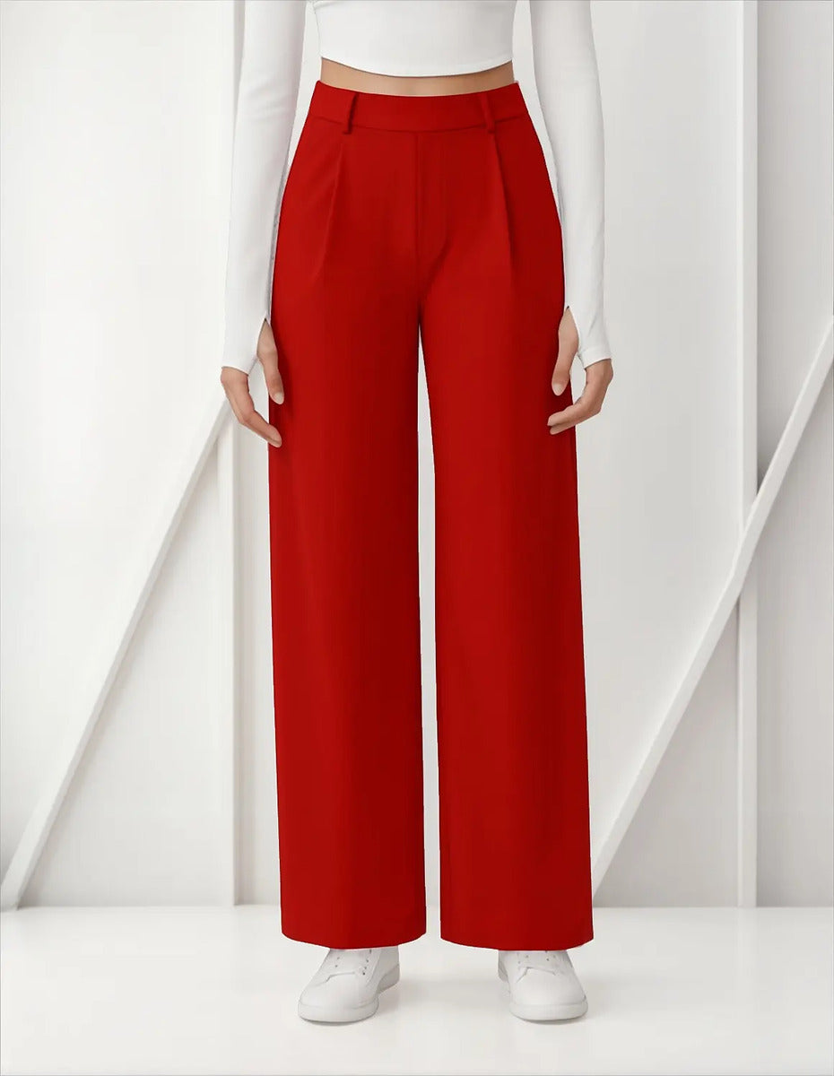 Pantalon Recto De Moda Maria Bela Modelo Tiel
