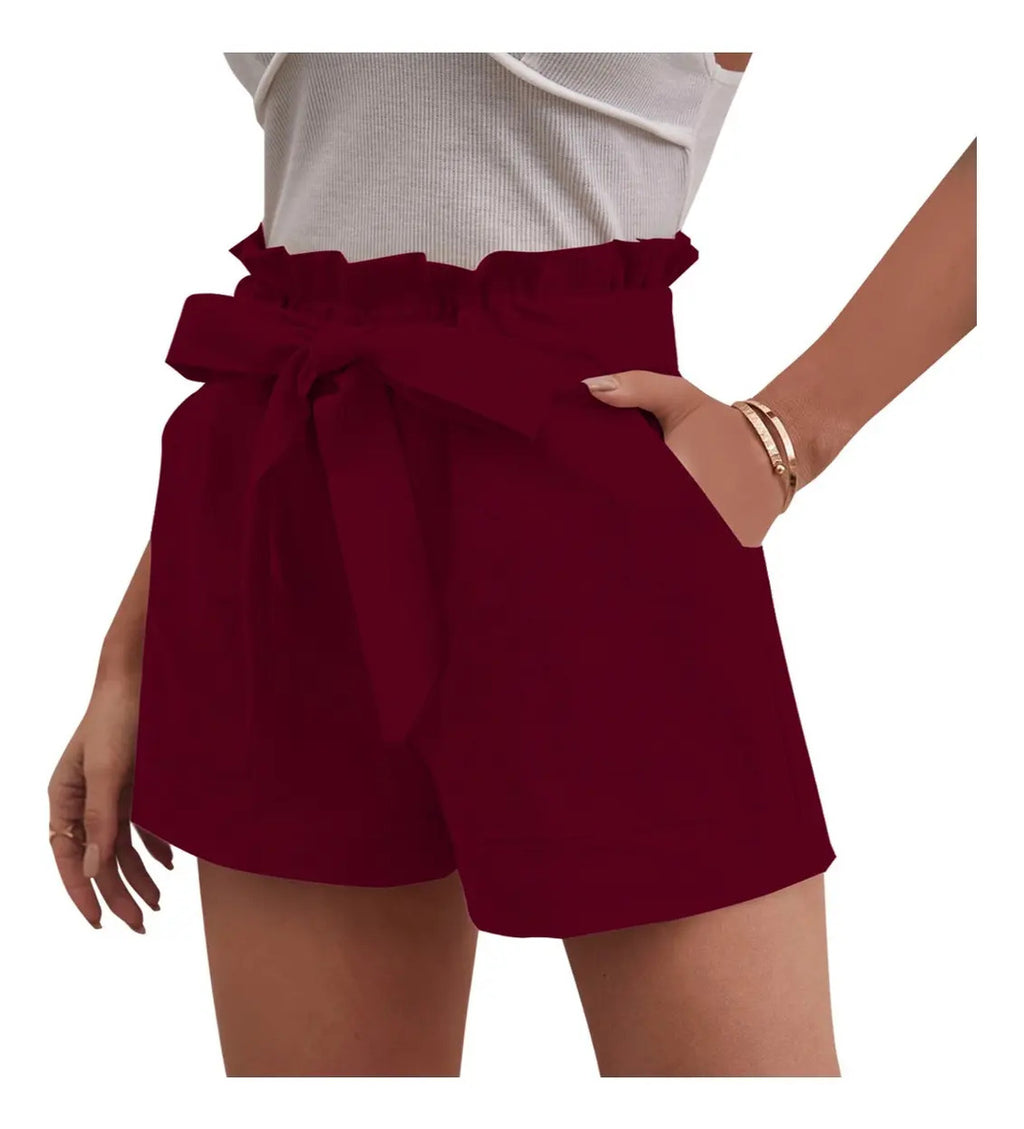 Short Casual Moño De Moda Marca Maria Bela Modelo Dodoma