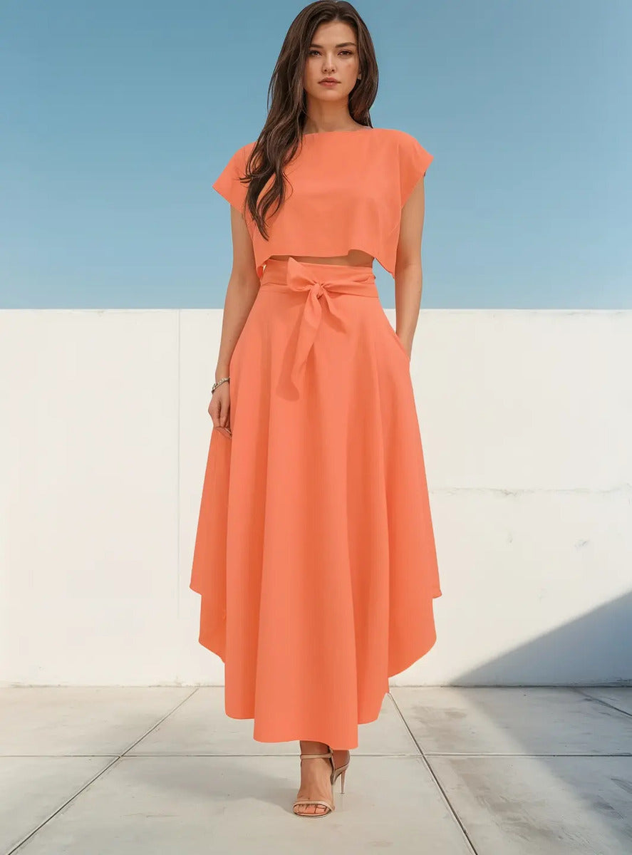 Conjunto Falda Y Top Casual Maria Bela Modelo Catamarca