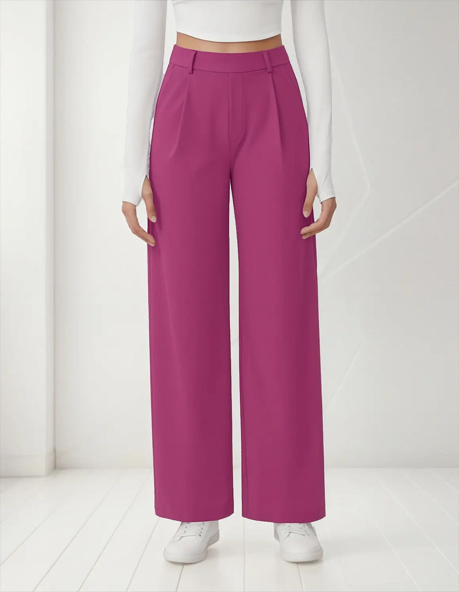 Pantalon Recto De Moda Maria Bela Modelo Tiel