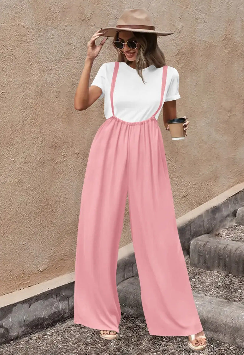 Conjunto Jumsuit Y Blusa Casual Moda Maria Bela Modelo China