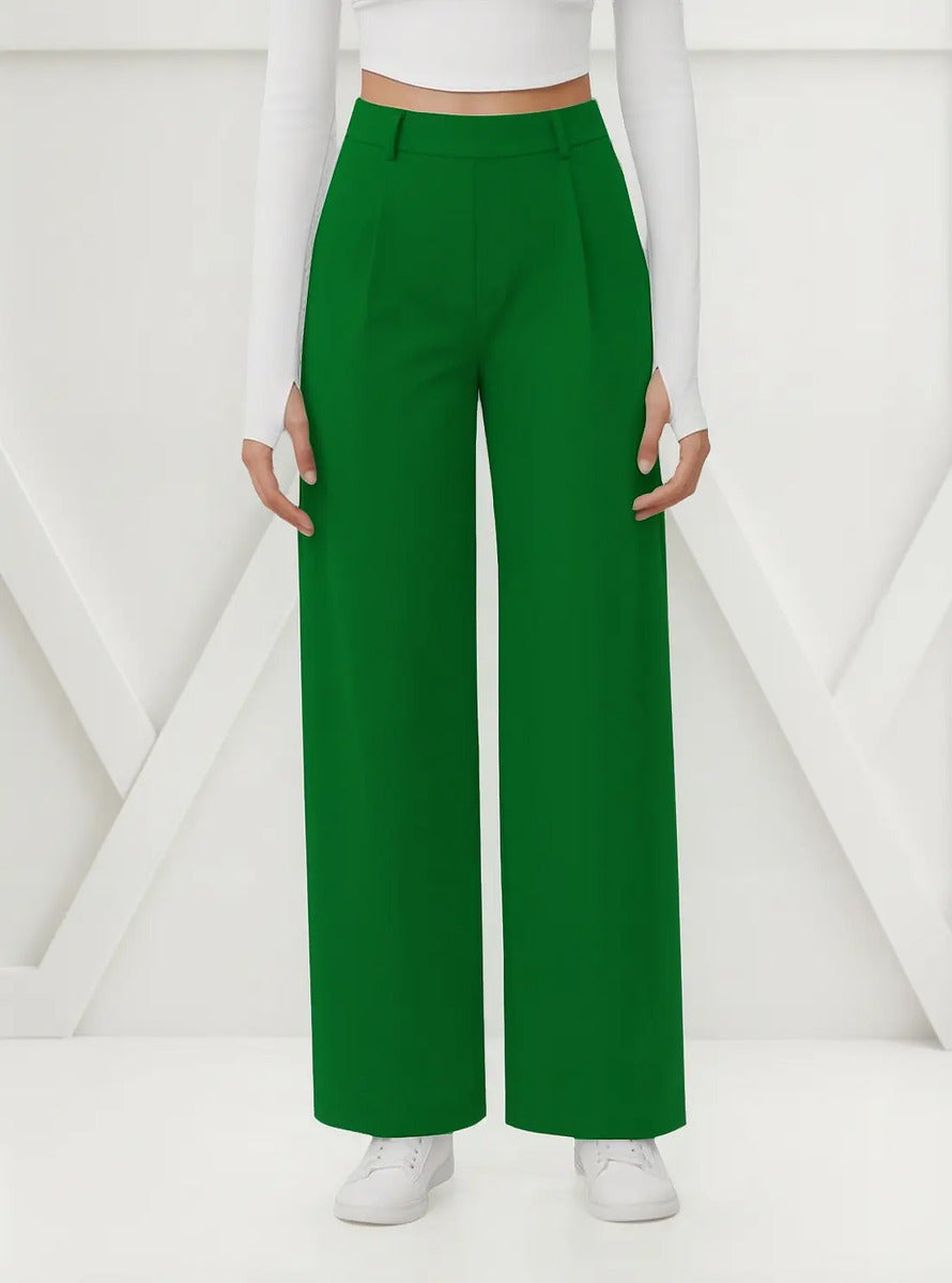 Pantalon Recto De Moda Maria Bela Modelo Tiel