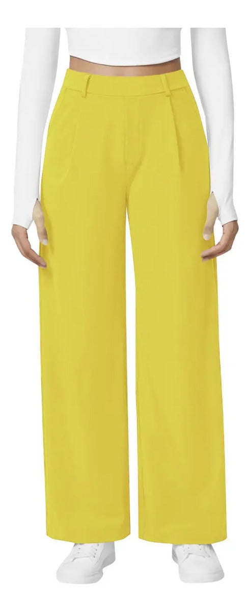Pantalon Recto De Moda Maria Bela Modelo Tiel