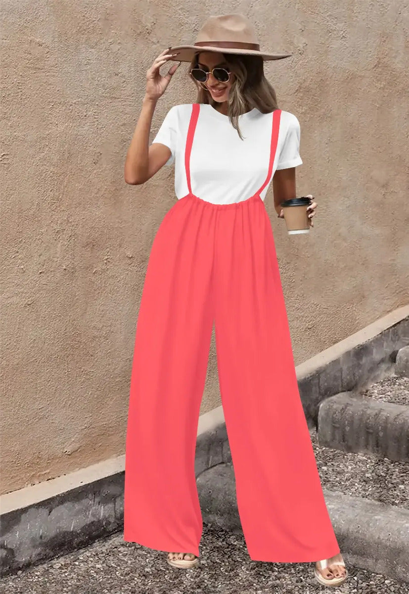 Conjunto Jumsuit Y Blusa Casual Moda Maria Bela Modelo China