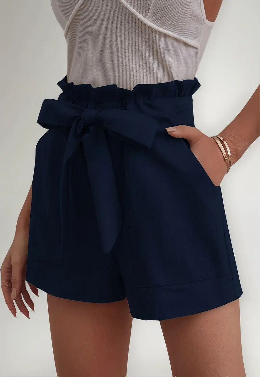 Short Casual Moño De Moda Marca Maria Bela Modelo Dodoma