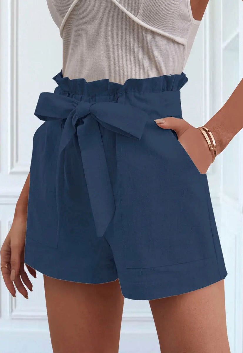 Short Casual Moño De Moda Marca Maria Bela Modelo Dodoma