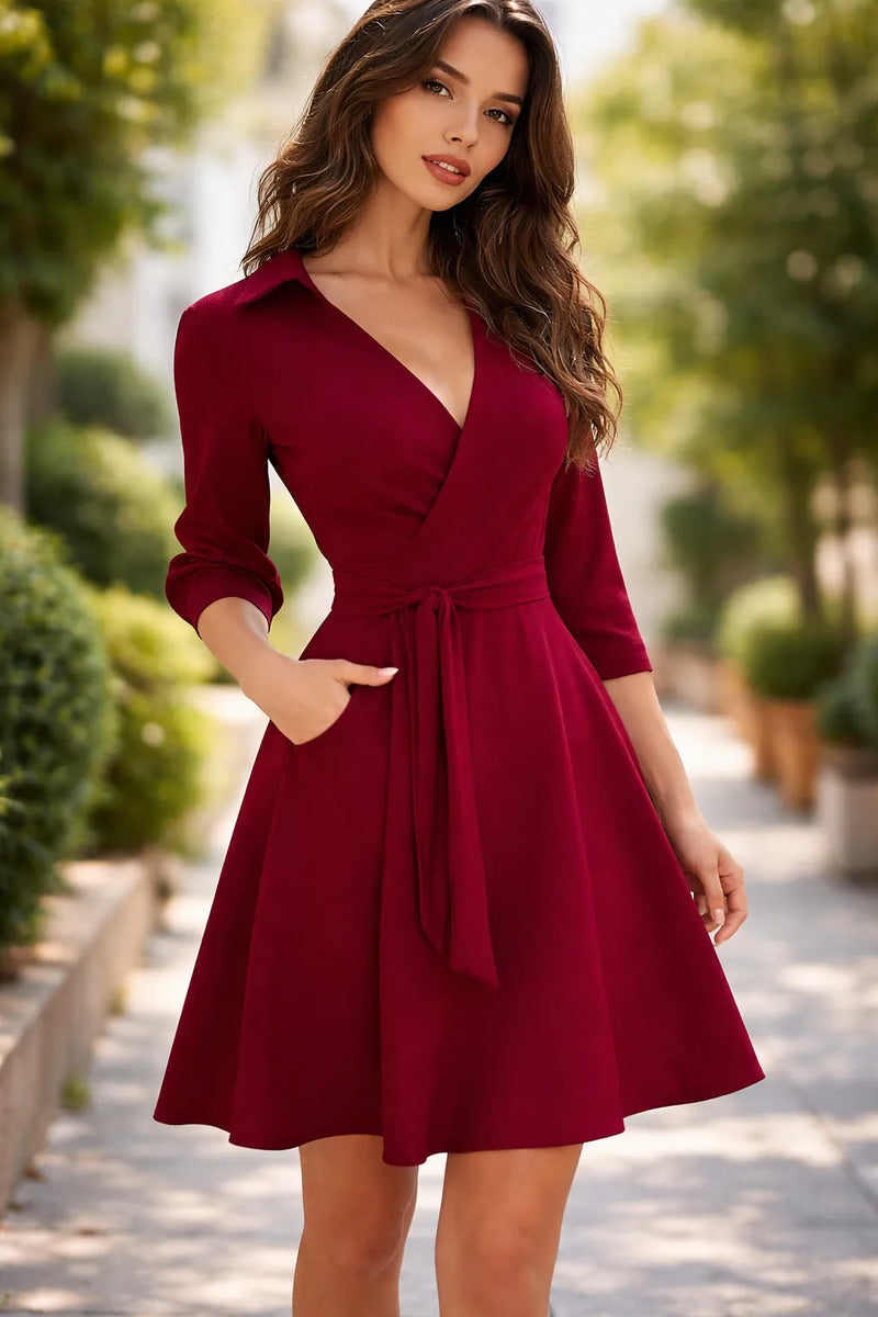 Vestido Corto Maria Bela Modelo Milton