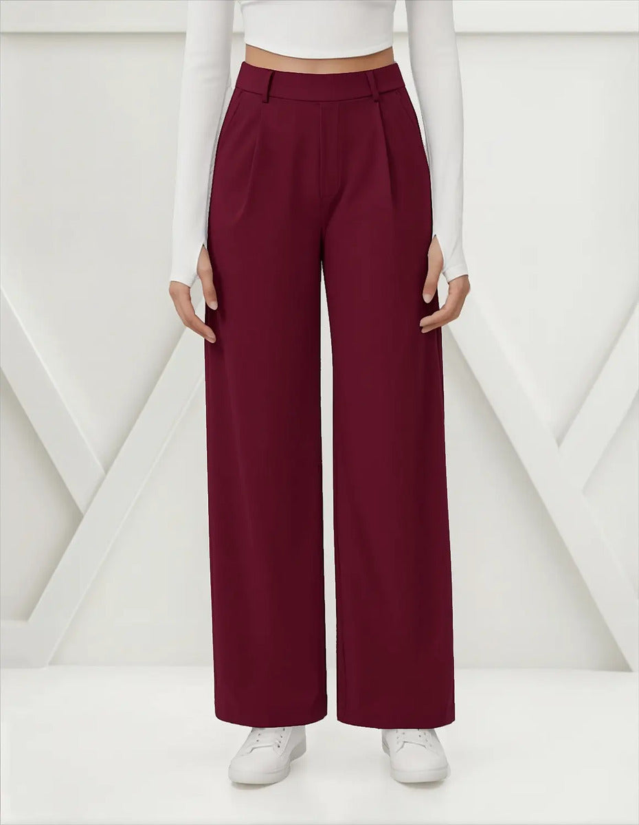 Pantalon Recto De Moda Maria Bela Modelo Tiel