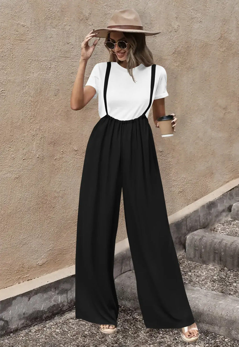 Conjunto Jumsuit Y Blusa Casual Moda Maria Bela Modelo China