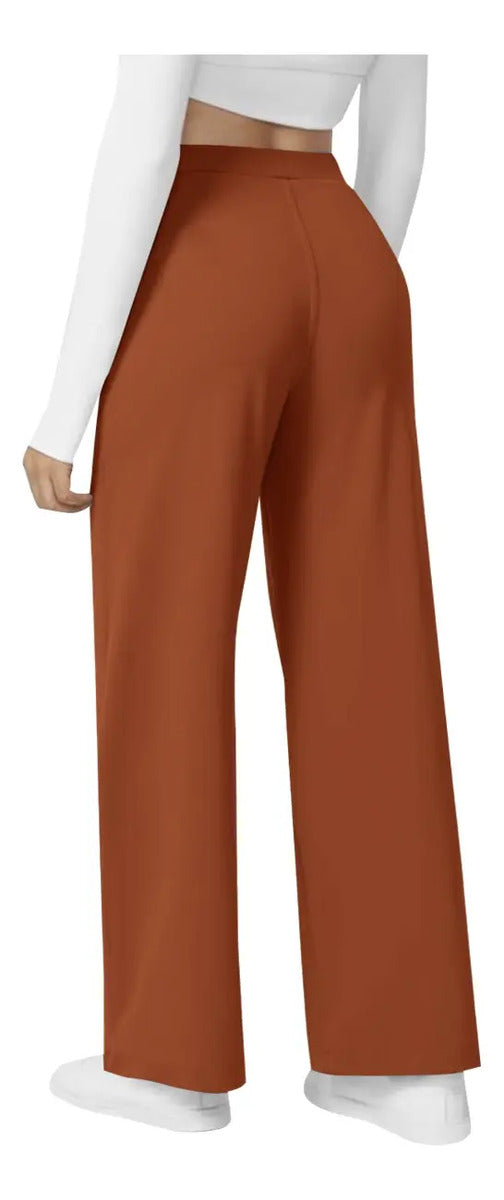Pantalon Recto De Moda Maria Bela Modelo Tiel