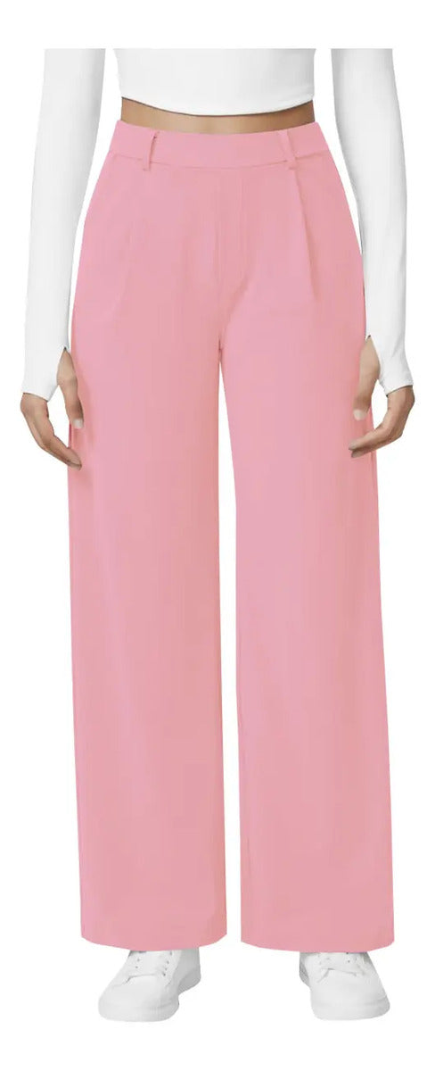 Pantalon Recto De Moda Maria Bela Modelo Tiel
