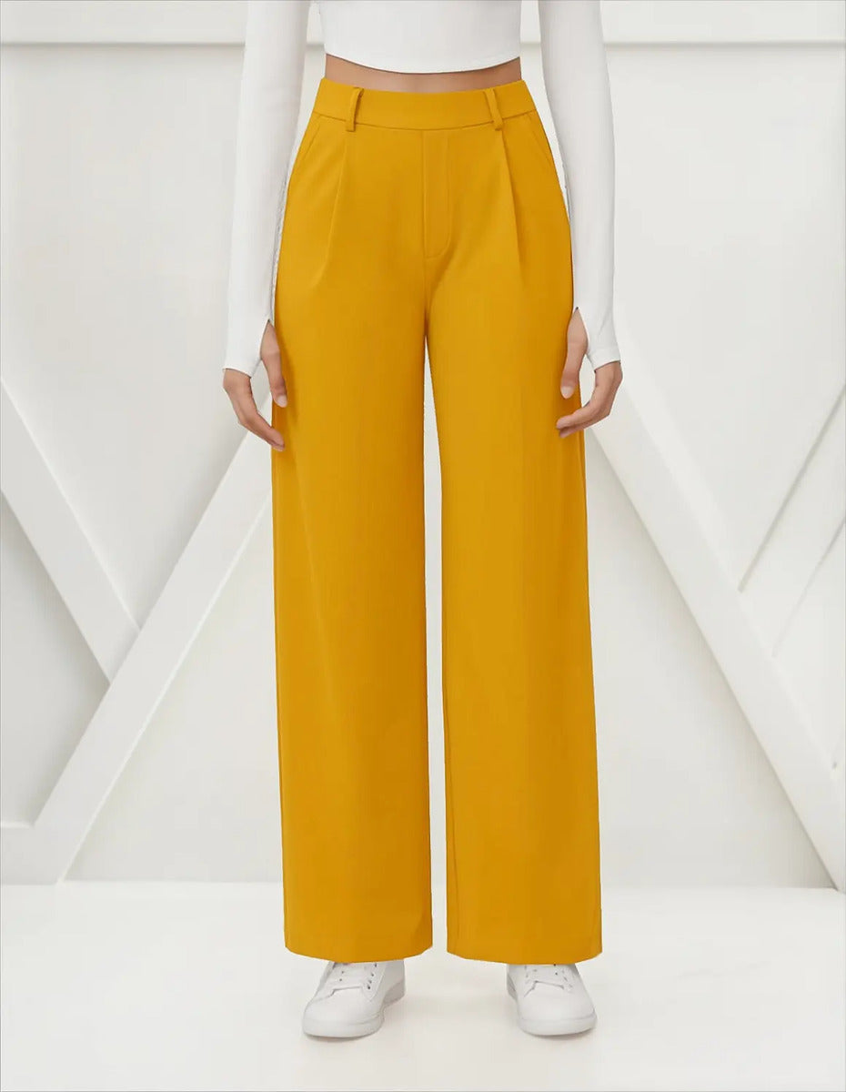Pantalon Recto De Moda Maria Bela Modelo Tiel