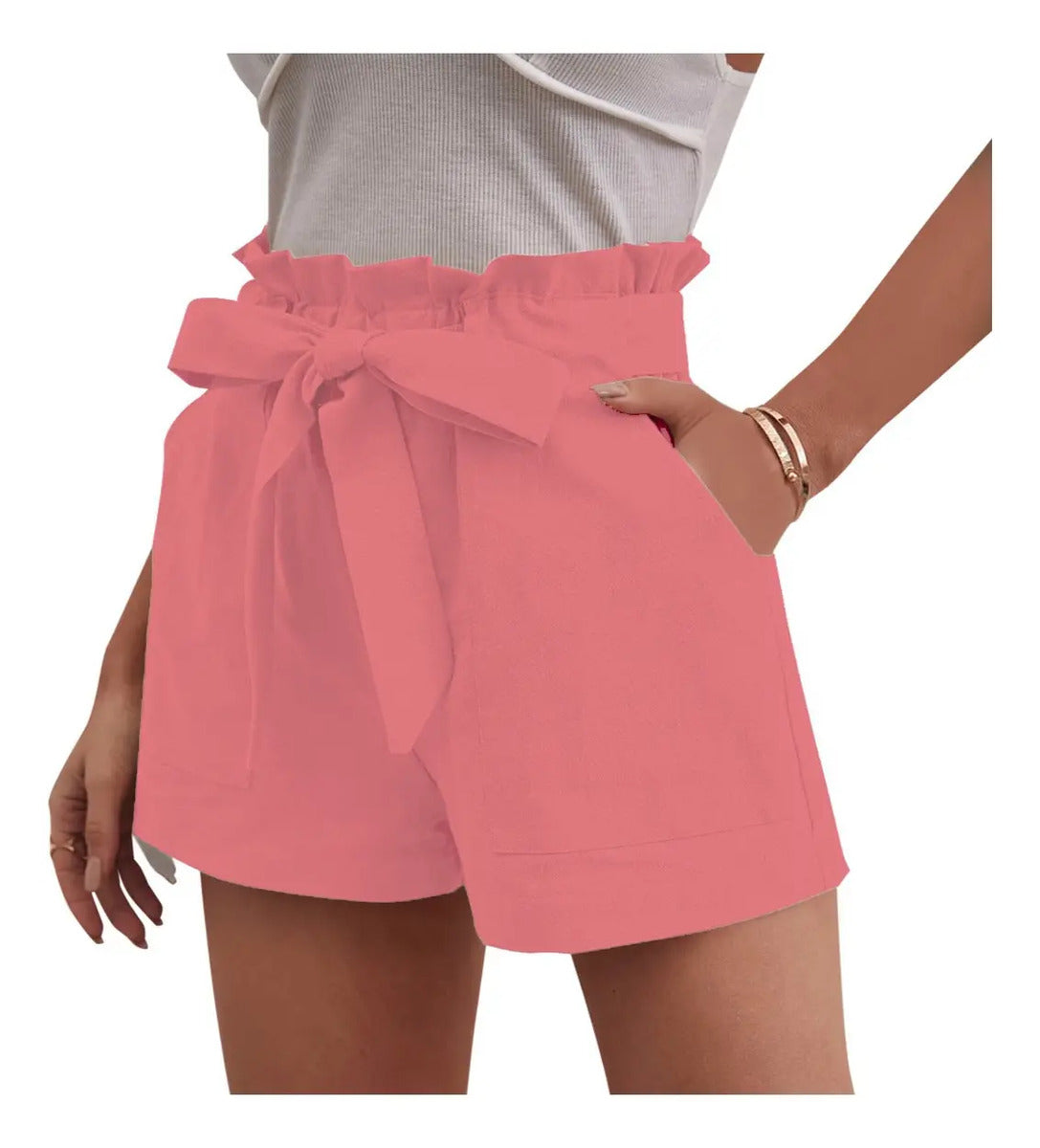 Short Casual Moño De Moda Marca Maria Bela Modelo Dodoma