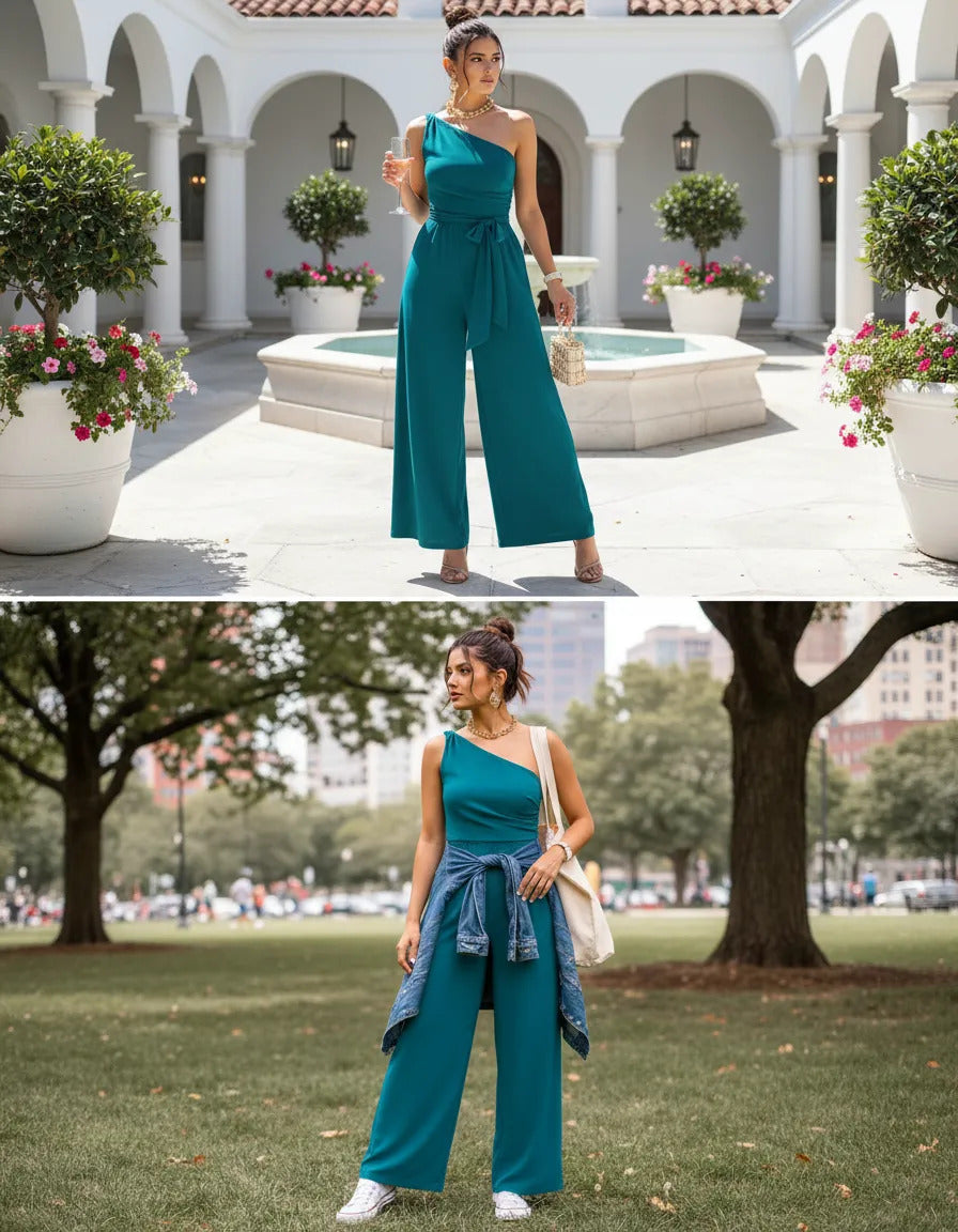 Palazzo, Jumper Casual Dama Maria Bela Modelo Nagoya