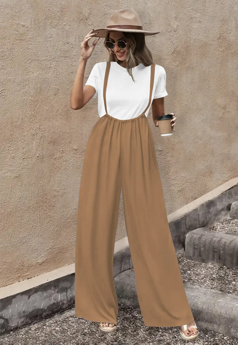 Conjunto Jumsuit Y Blusa Casual Moda Maria Bela Modelo China