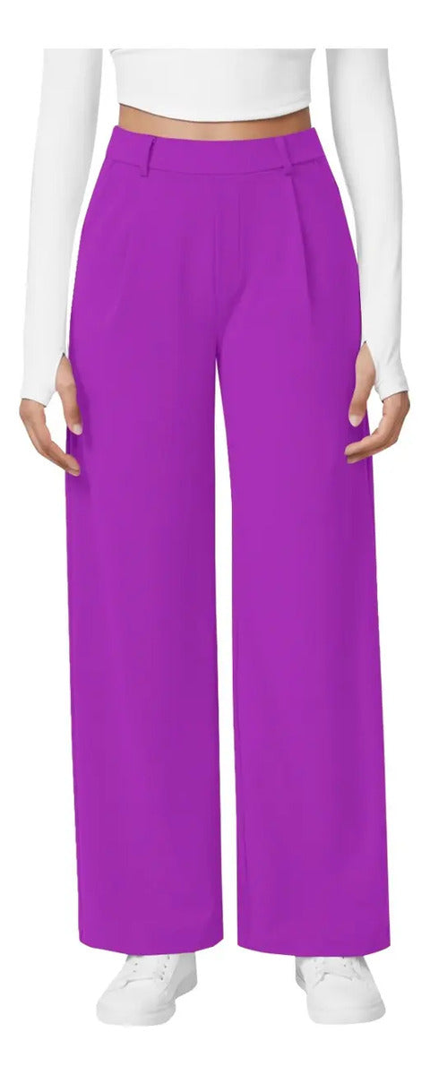 Pantalon Recto De Moda Maria Bela Modelo Tiel