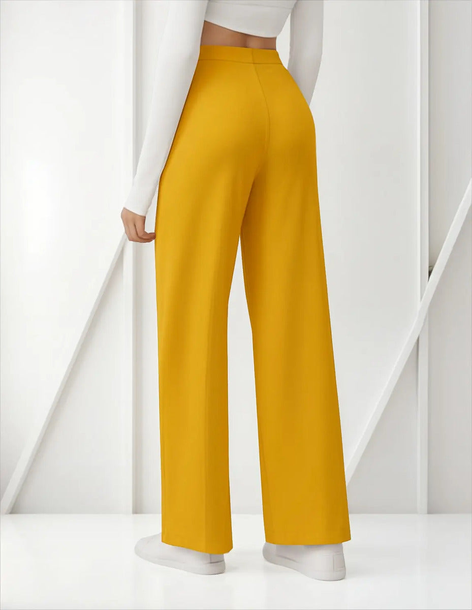 Pantalon Recto De Moda Maria Bela Modelo Tiel