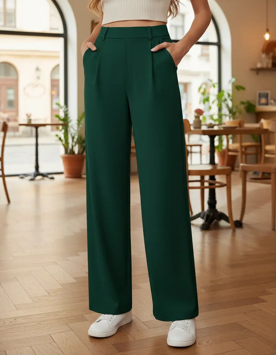 Pantalon Recto De Moda Maria Bela Modelo Tiel