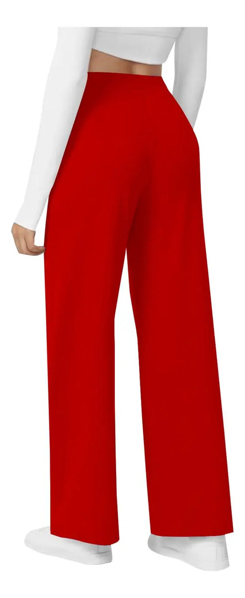 Pantalon Recto De Moda Maria Bela Modelo Tiel