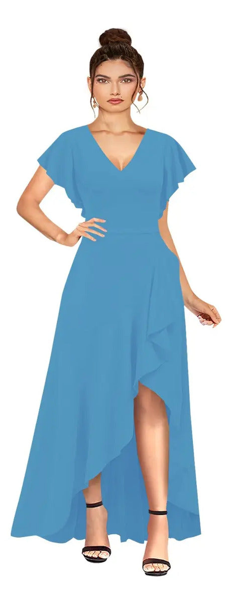 Vestido Largo Casual Maria Bela Modelo Shanghai