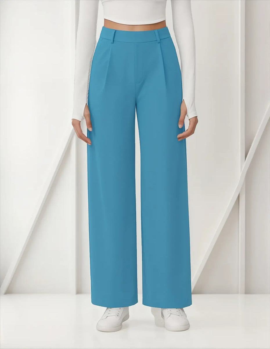 Pantalon Recto De Moda Maria Bela Modelo Tiel