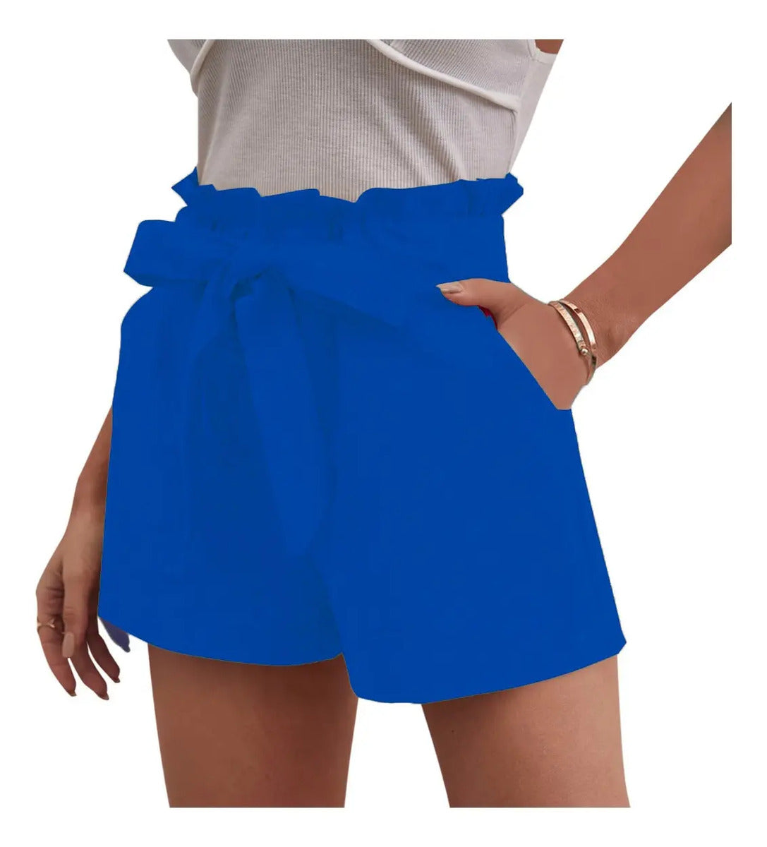 Short Casual Moño De Moda Marca Maria Bela Modelo Dodoma