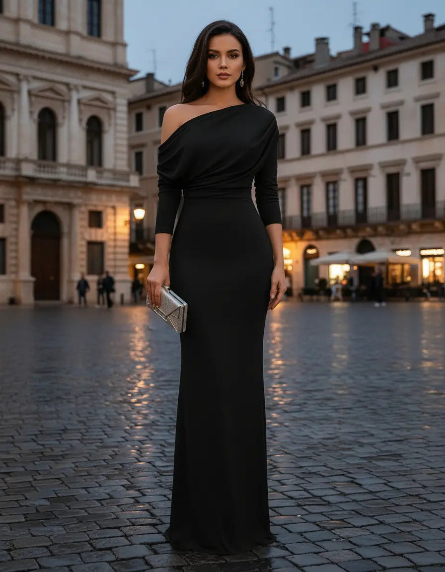 Vestido Largo Maria Bela Modelo Consenza